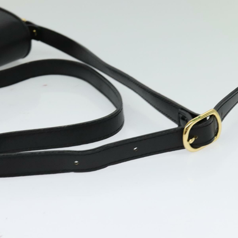 【日本直送】Burberry 皮革肩背包 黑色金色 正品 ep9691-6