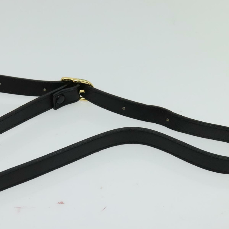【日本直送】Burberry 皮革肩背包 黑色金色 正品 ep9691-7
