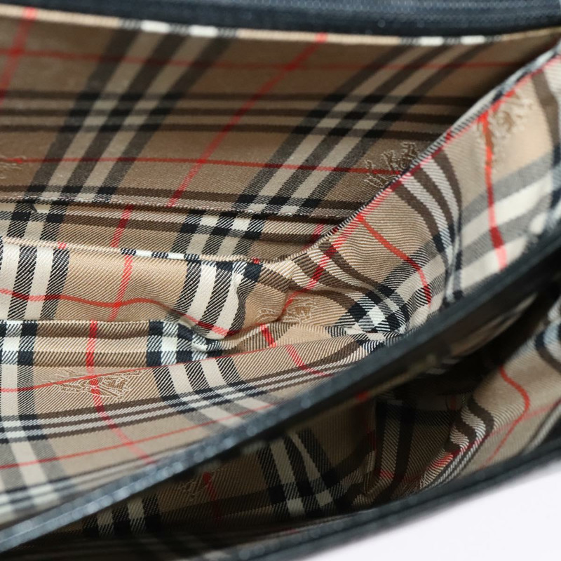 【日本直送】Burberry 皮革肩背包 黑色金色 正品 ep9691-17
