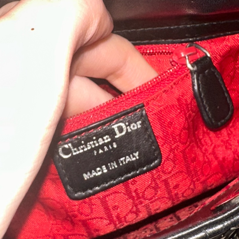 99新大全配🈶️購證❤️ Dior #lady #黑銀 #戴妃包 #三格-31