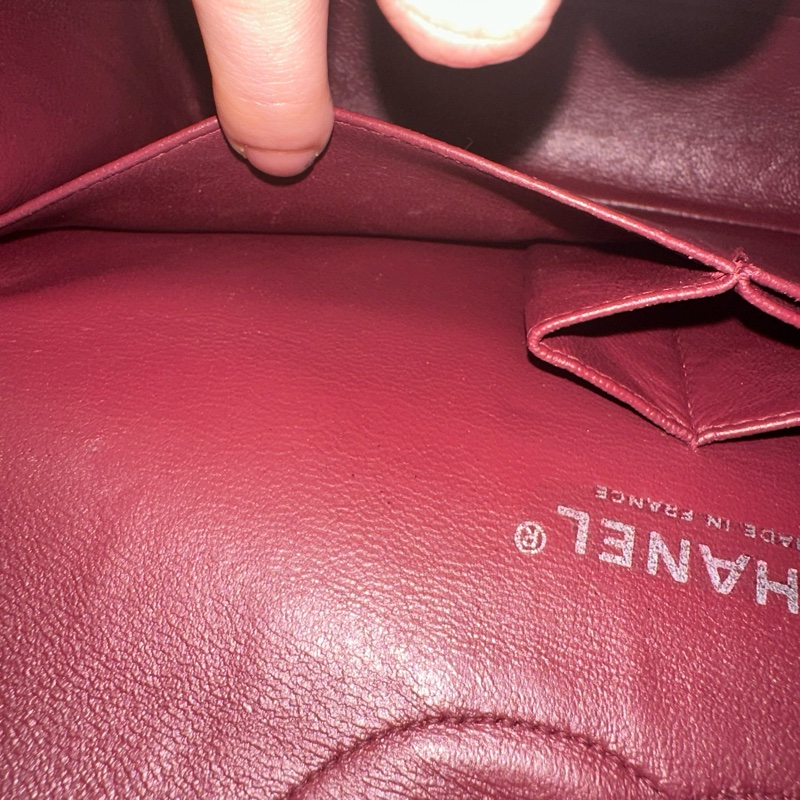 大全配🈶️購證❤️ 香奈兒 #黑銀 雙鍊雙蓋 經典cf25 #羊皮 #中號-45