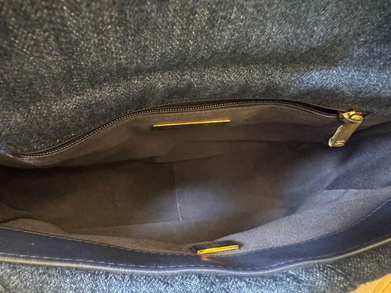 全新全配❤️芯片款❤️ 香奈兒 #19bag #小號 #牛仔 #銀扣-19