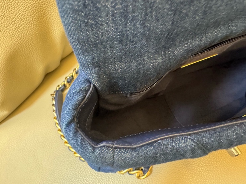 全新全配❤️芯片款❤️ 香奈兒 #19bag #小號 #牛仔 #銀扣-20