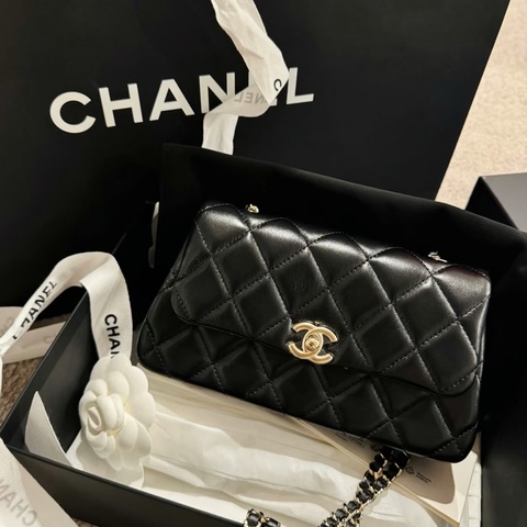 Chanel 全新cf mini coco 雲朵包cf20 ☁️woc 隱藏版黑金經典不衰