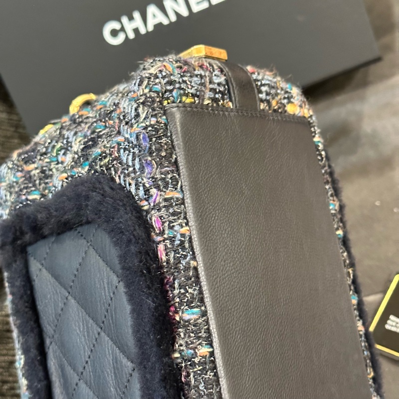 閒置全配❤️ 香奈兒 #毛呢 #相機包 #斜挎包 #郵差包-9