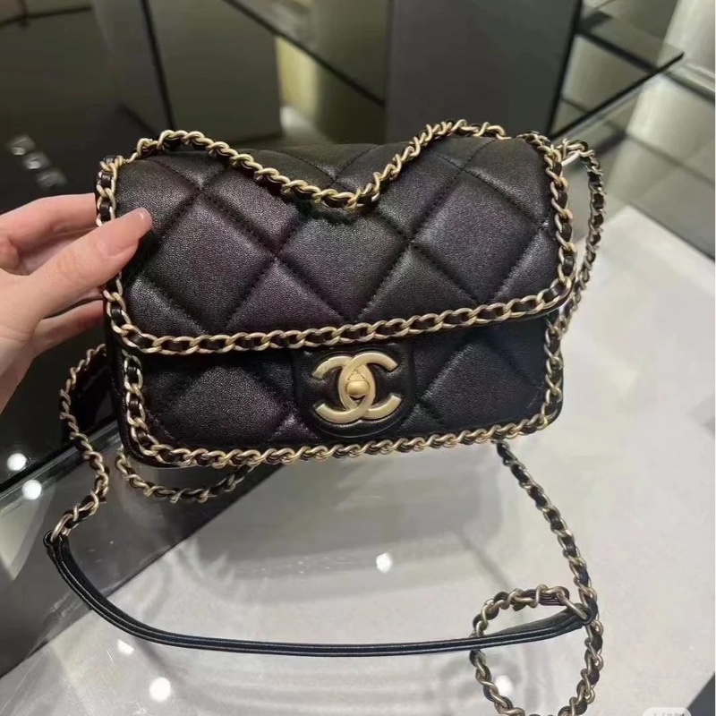 全新全配🈶️24年購證❤️ 香奈兒 #黑金 #滾邊 #cf #方胖子-2