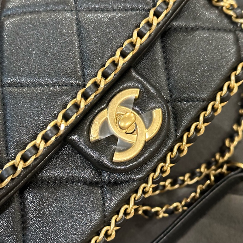 全新全配🈶️24年購證❤️ 香奈兒 #黑金 #滾邊 #cf #方胖子-6