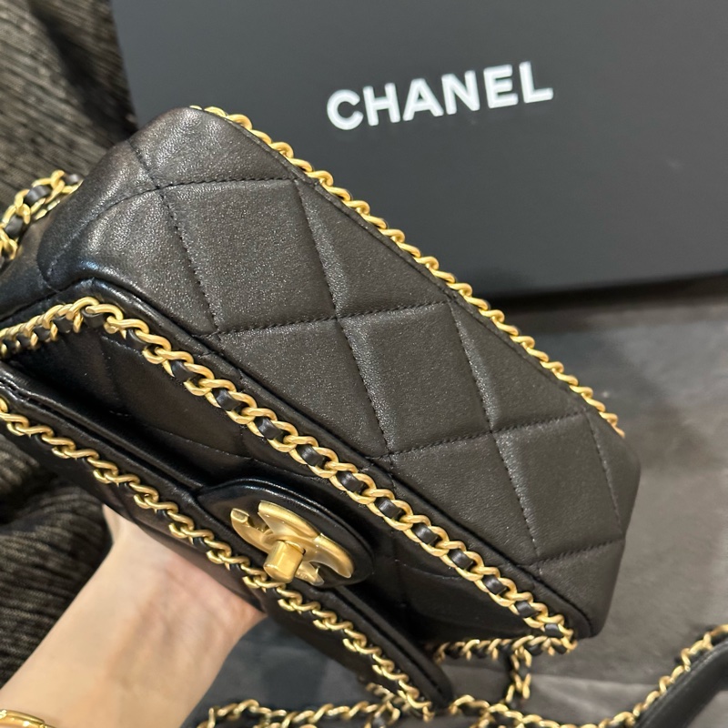 全新全配🈶️24年購證❤️ 香奈兒 #黑金 #滾邊 #cf #方胖子-9