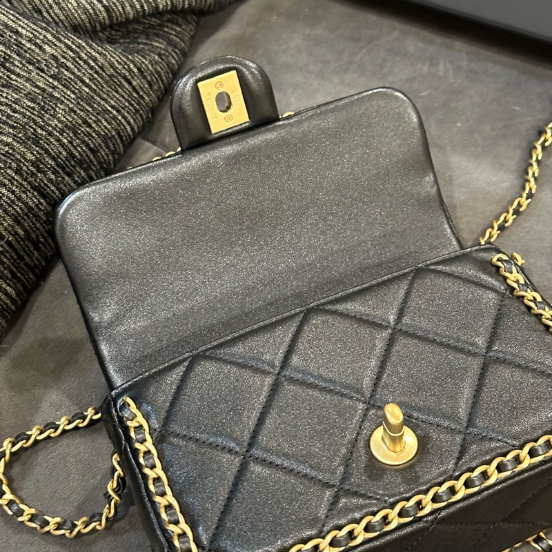 全新全配🈶️24年購證❤️ 香奈兒 #黑金 #滾邊 #cf #方胖子-11