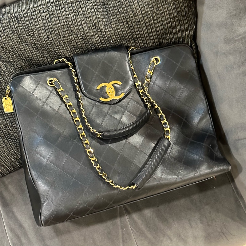 GD同款❤️ 香奈兒 #24k金 #貝嫂 大C logo #機場包 #托特包-5