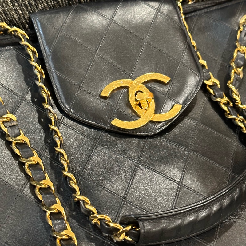 GD同款❤️ 香奈兒 #24k金 #貝嫂 大C logo #機場包 #托特包-7