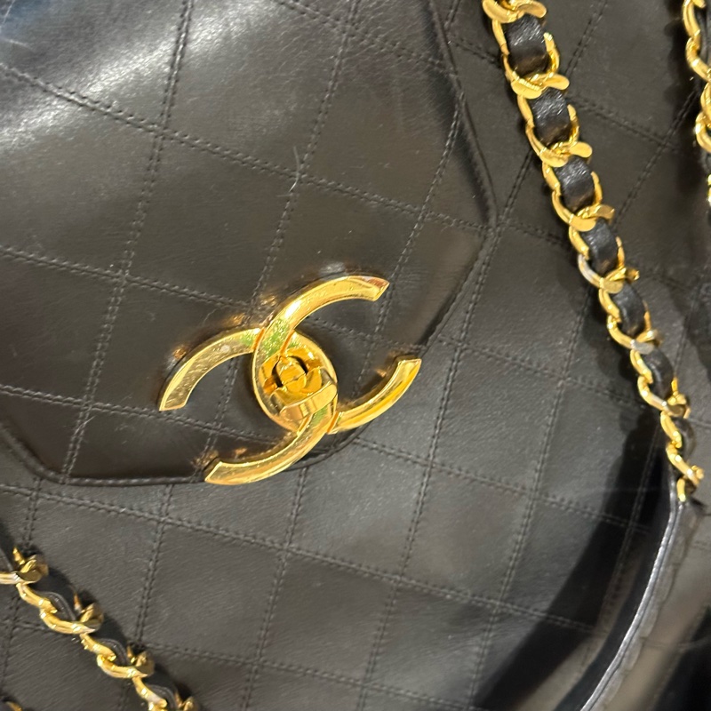 GD同款❤️ 香奈兒 #24k金 #貝嫂 大C logo #機場包 #托特包-11