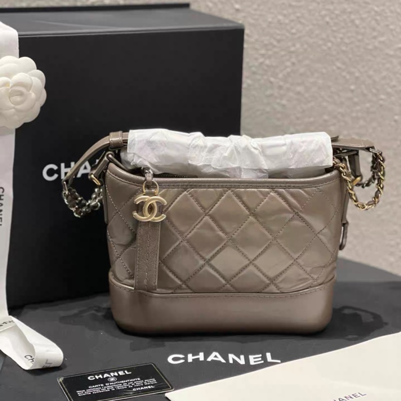 Chanel香奈兒大象灰流浪小號鏈條包-0