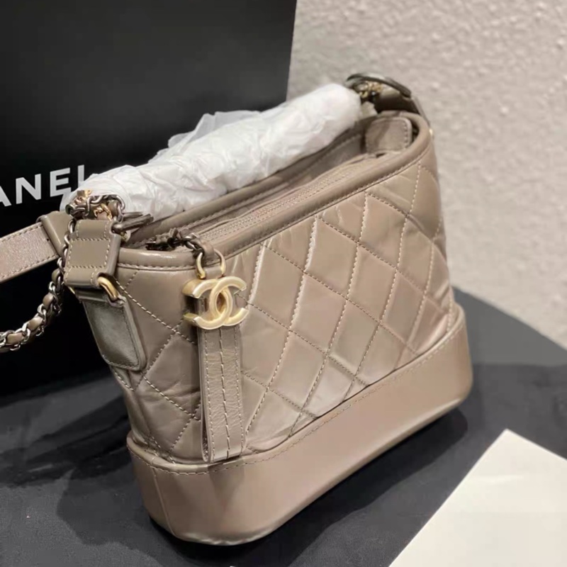 Chanel香奈兒大象灰流浪小號鏈條包-2