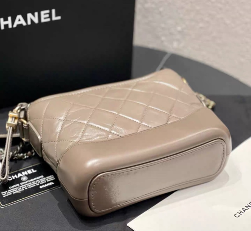 Chanel香奈兒大象灰流浪小號鏈條包-5