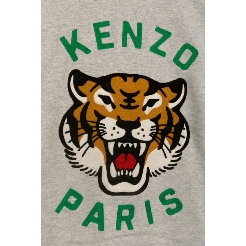 Lucky Tiger Genderless Embroidered 衛衣-1