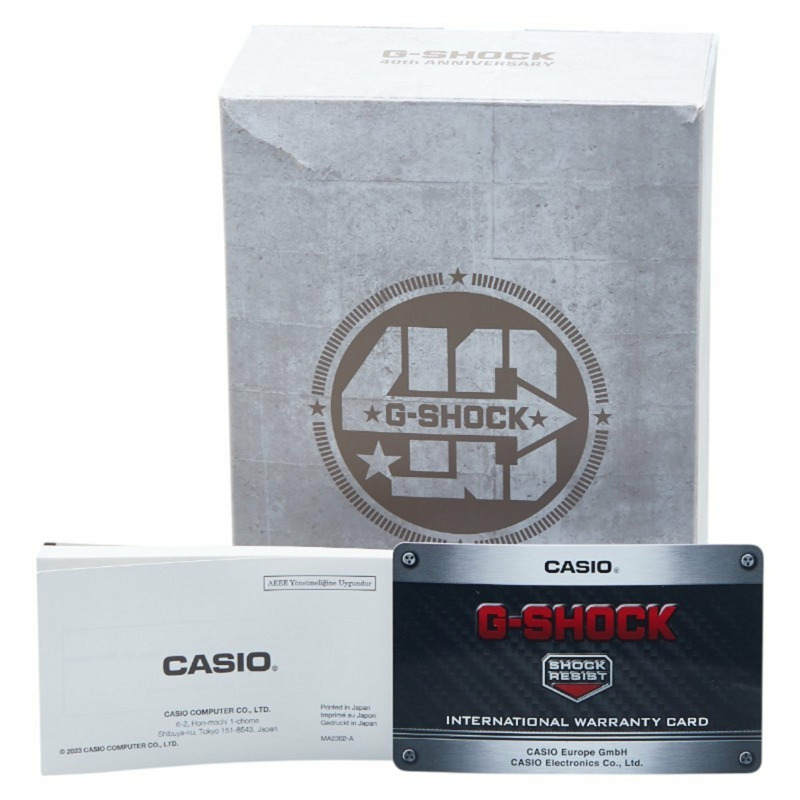 卡西歐 G-SHOCK 40 週年 Clear Remix 手錶 DW-5040RX 石英機芯,黑色錶盤,不鏽鋼和樹脂飾面,男士-6