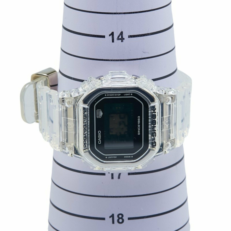 卡西歐 G-SHOCK 40 週年 Clear Remix 手錶 DW-5040RX 石英機芯,黑色錶盤,不鏽鋼和樹脂飾面,男士-7