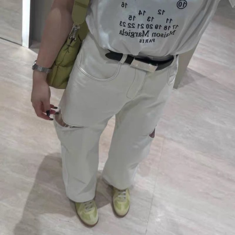 maison margiela 馬吉拉 replica茴香綠德訓鞋低筒鞋38號 全新配件鞋盒塵袋-1