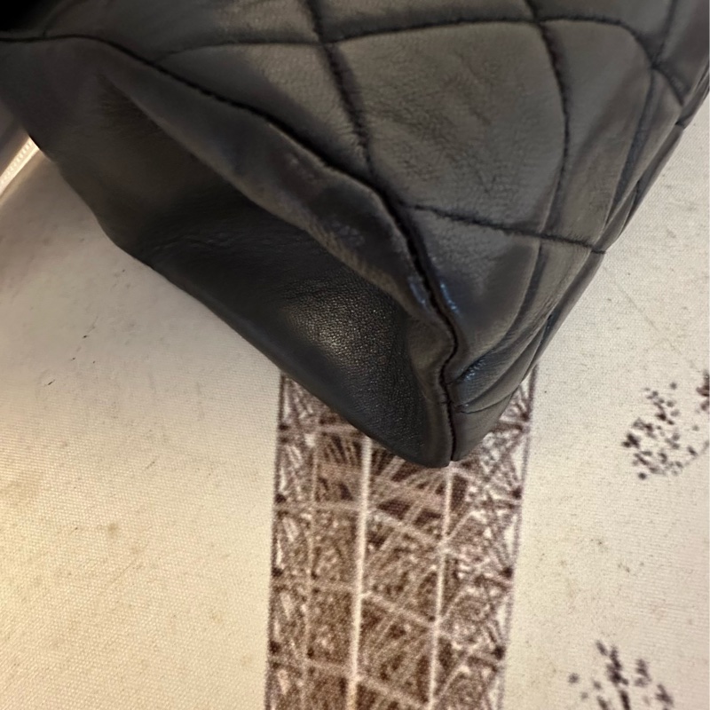 🩵MYMluxurybag🩵 🔥Chanel 黑金🔥古董袋 全皮 肩背包 斜背袋-40