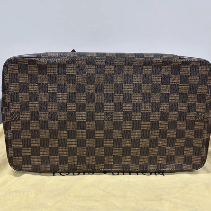 LV 棕棋盤Hampstead托特包 35*28*17 98新配件塵袋-4