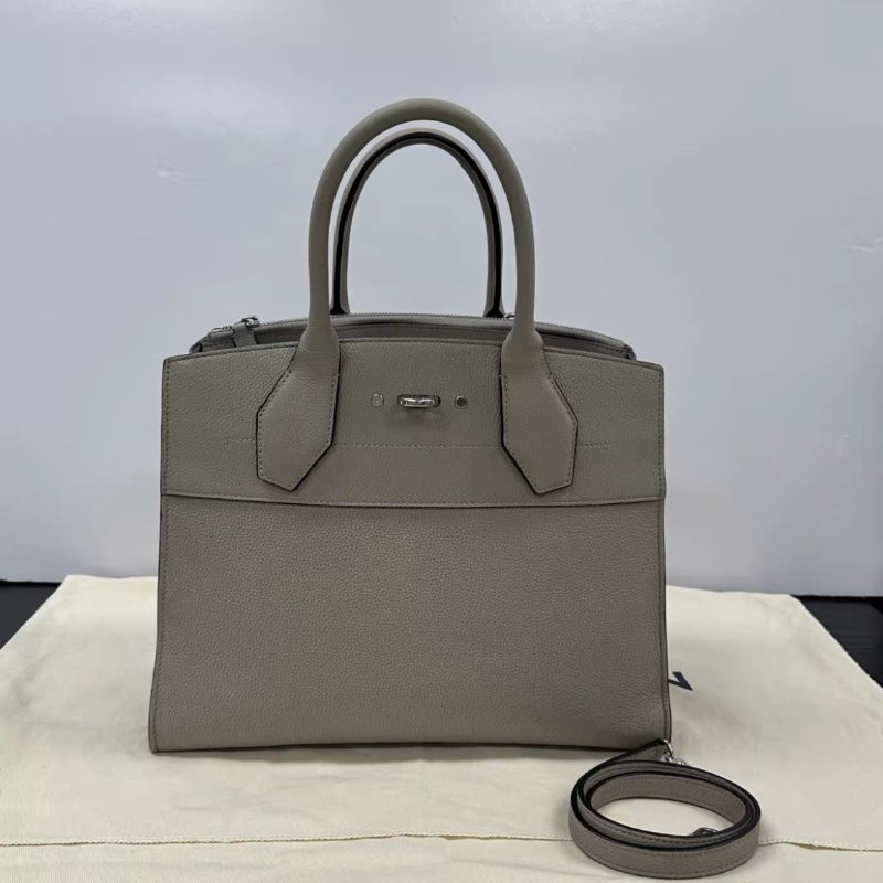LV city steamer大象灰銀扣肩背手提包30*36*17 98新配件塵袋-0