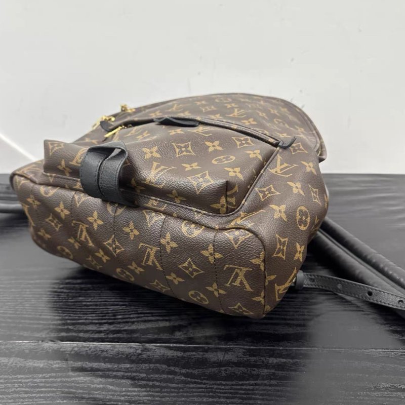 LV 老花大號PALM SPRINGS 後背包 30*33*16 98新配件塵袋-5