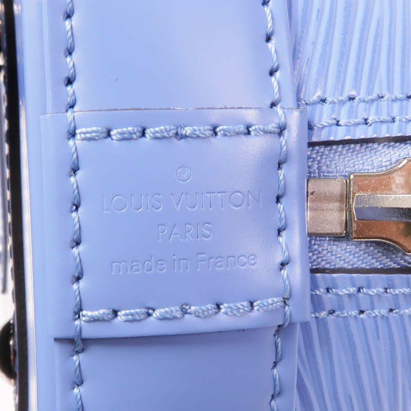 LOUIS VUITTON Epi Alma BB銀扣手挽肩背兩用袋-12