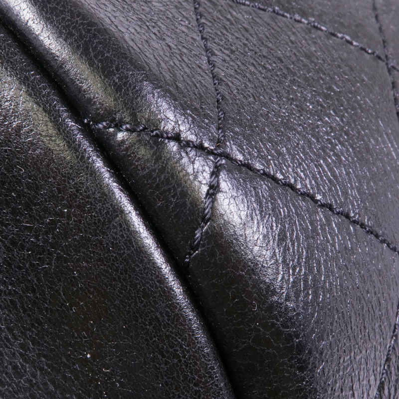 CHANEL 羊毛Backpack銀扣肩背袋-6