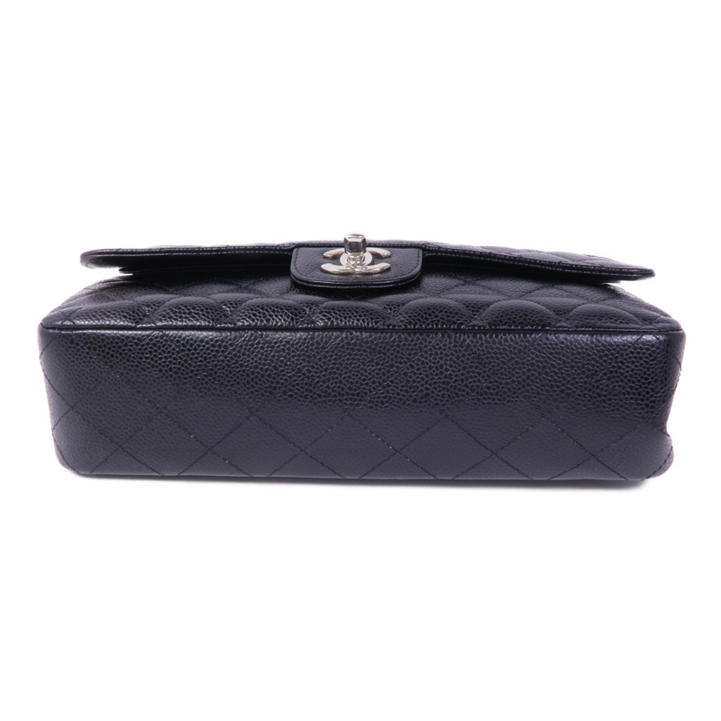 CHANEL 牛皮皮革Classic 25銀扣鏈帶肩背袋-3