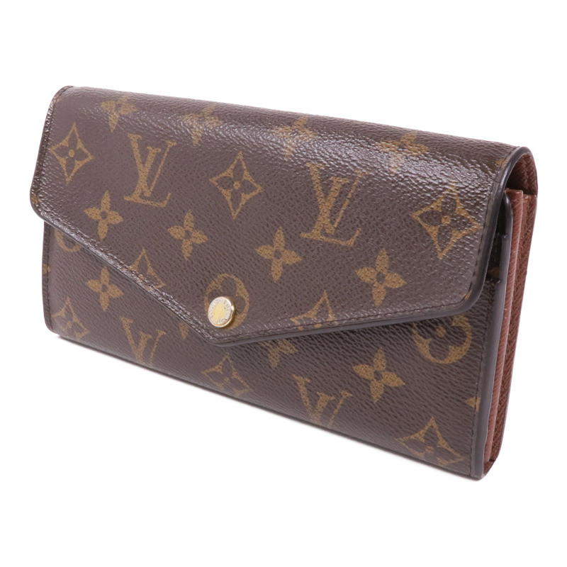 LOUIS VUITTON Monogram Long Wallet金扣長錢包-2