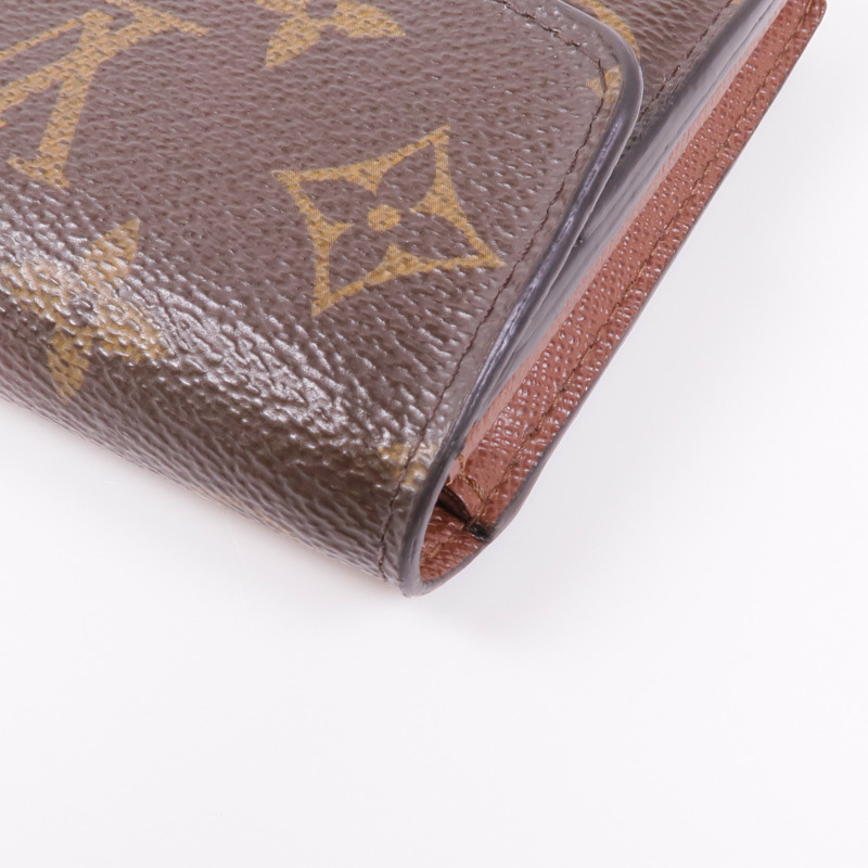 LOUIS VUITTON Monogram Long Wallet金扣長錢包-9