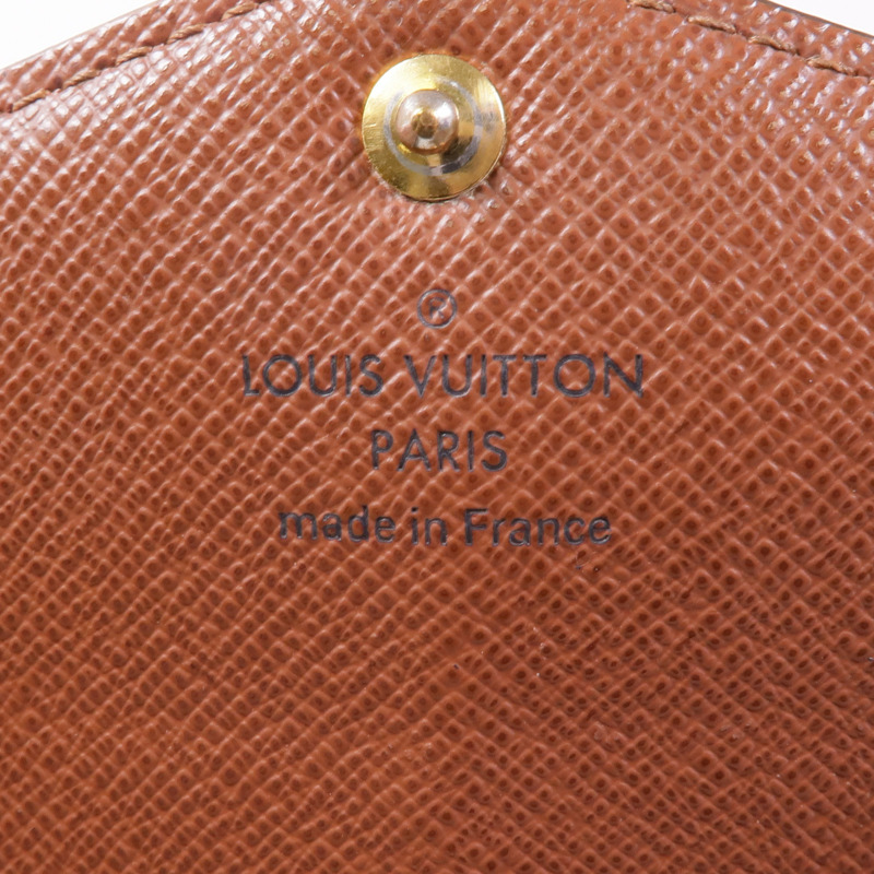 LOUIS VUITTON Monogram Long Wallet金扣長錢包-12