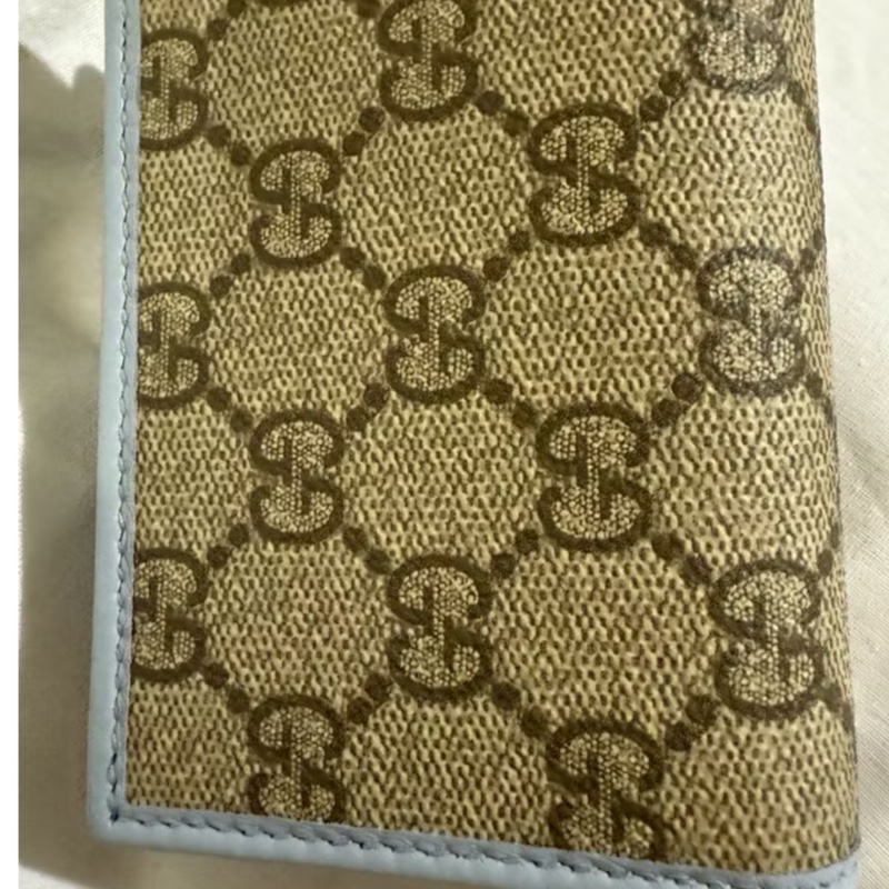 GUCCI 老花短夾-7