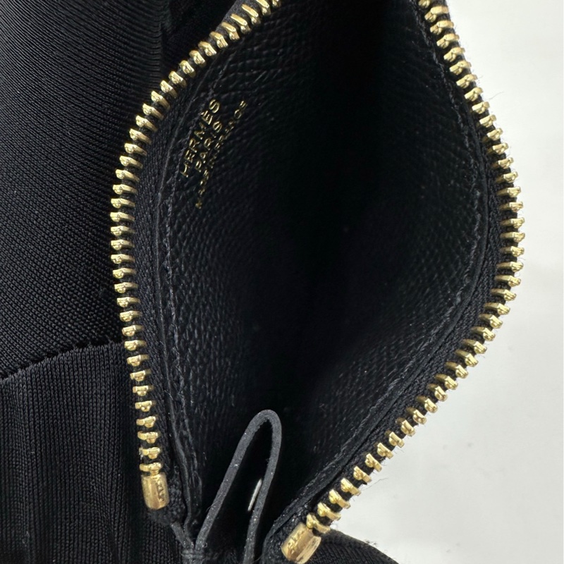 Hermes 愛馬仕康康皮夾腰包 constance slim黑金B刻-8