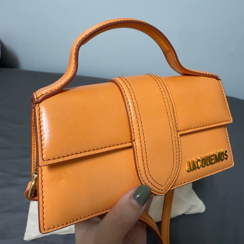 JACQUEMUS Bambino Handbag Orange 橘色斜背包-1