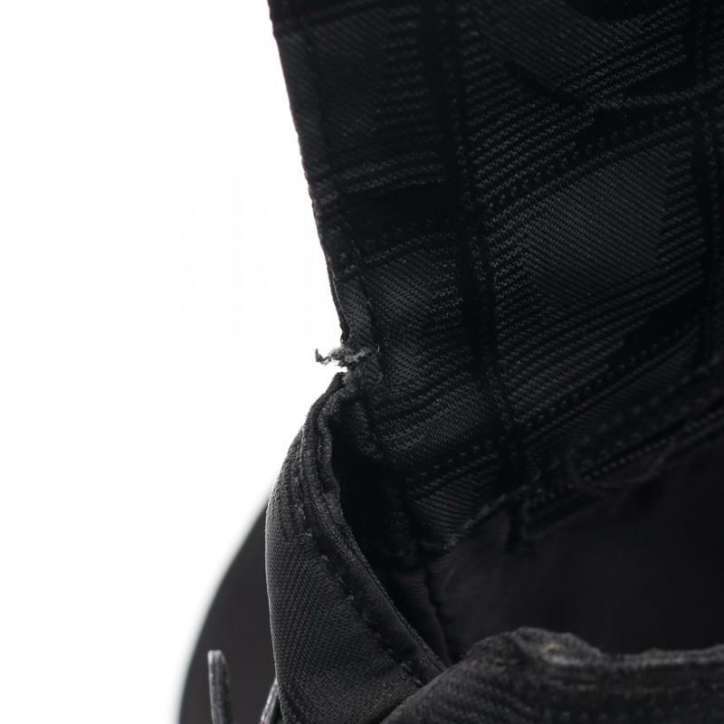 香奈兒新款旅行斜背包單肩包皮革尼龍帆布黑色二手-5