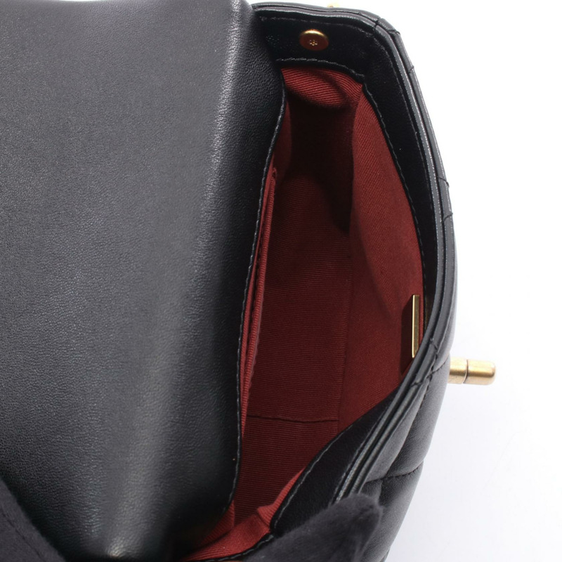 香奈兒 Matelasse 斜背包鏈條單肩包 AS2733 小羊皮 黑色 GHW 二手-2