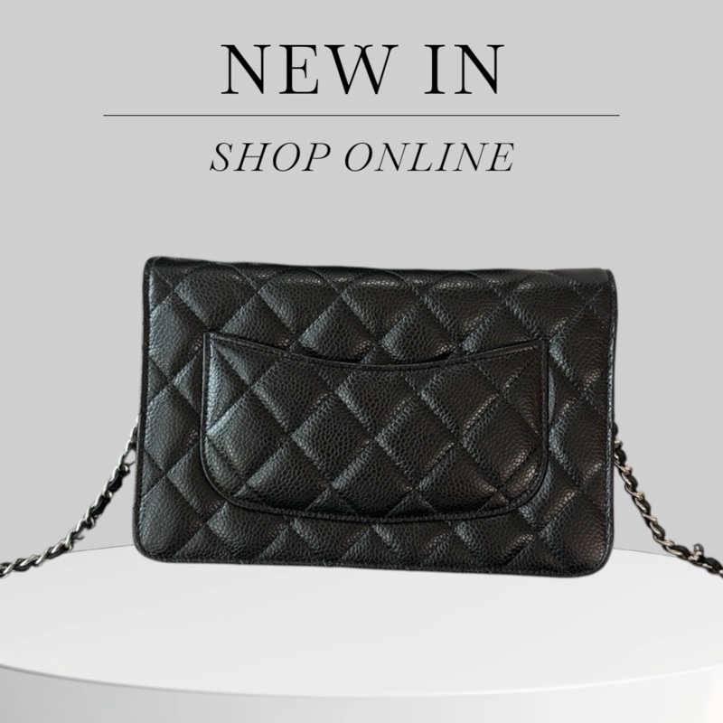 Chanel Caviar WOC 銀扣-3