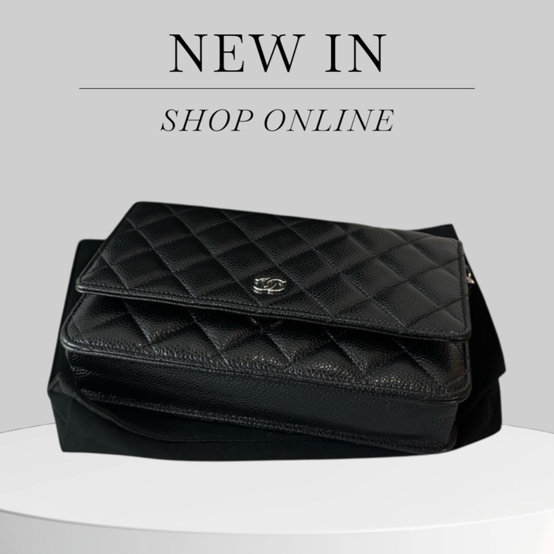 Chanel Caviar WOC 銀扣-4