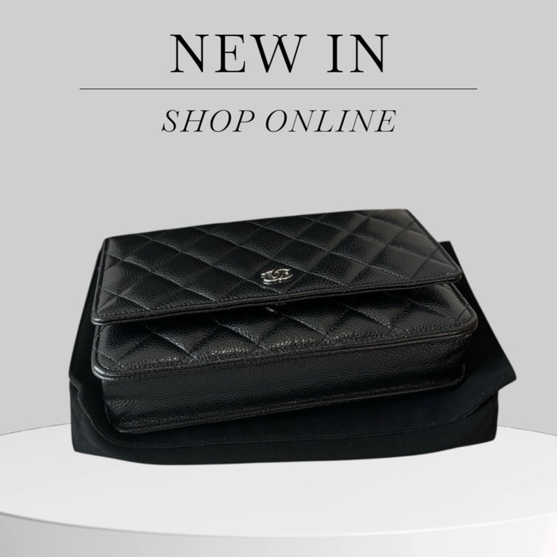 Chanel Caviar WOC 銀扣-5
