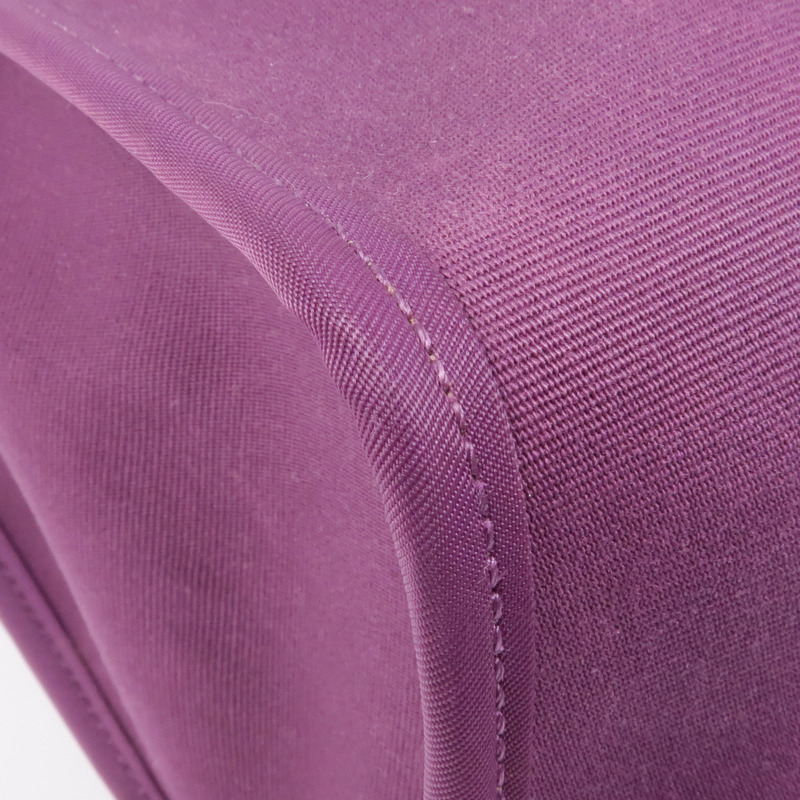 HERMES 帆布Herbag PM手挽肩背兩用袋Purple-5