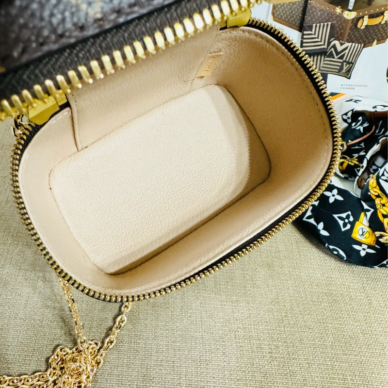 ✨售 二手真品 LV M44936 經典Monogram帆布 NICE NANO拉鍊迷你化妝箱-25
