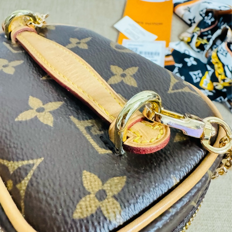 ✨售 二手真品 LV M44936 經典Monogram帆布 NICE NANO拉鍊迷你化妝箱-29