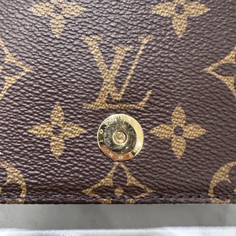 LV原花金釦下蓋Lily woc側背包M82509-7