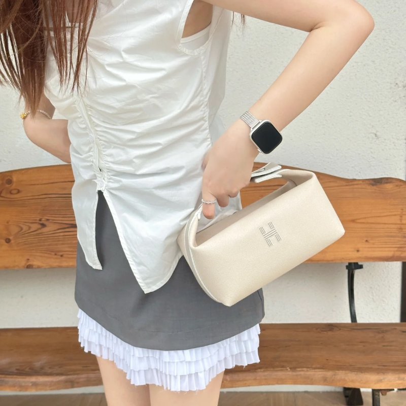 HERMES Bride a brac飯盒包 - 小號米白-10