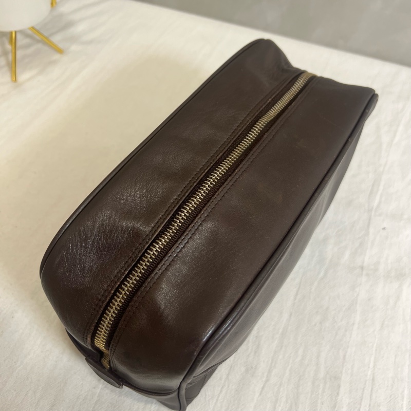 CHANEL 復古魚子醬皮革化妝包-19