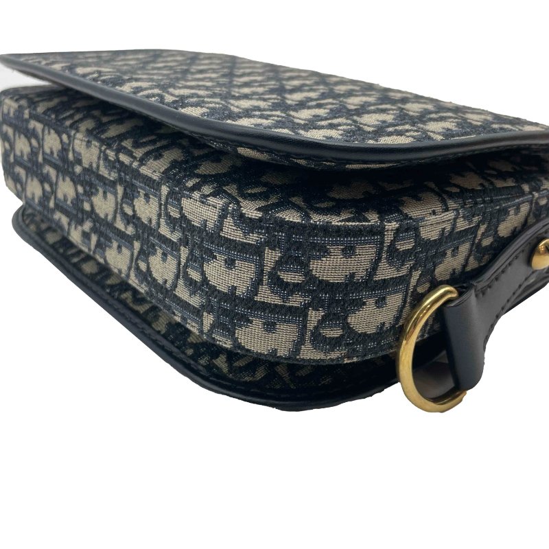 DIOR 老花郵差斜背包-4