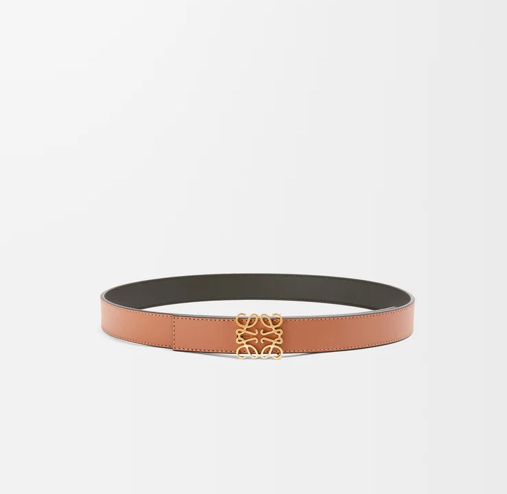 全新Loewe Reversible Anagram belt in smooth calfskin-0