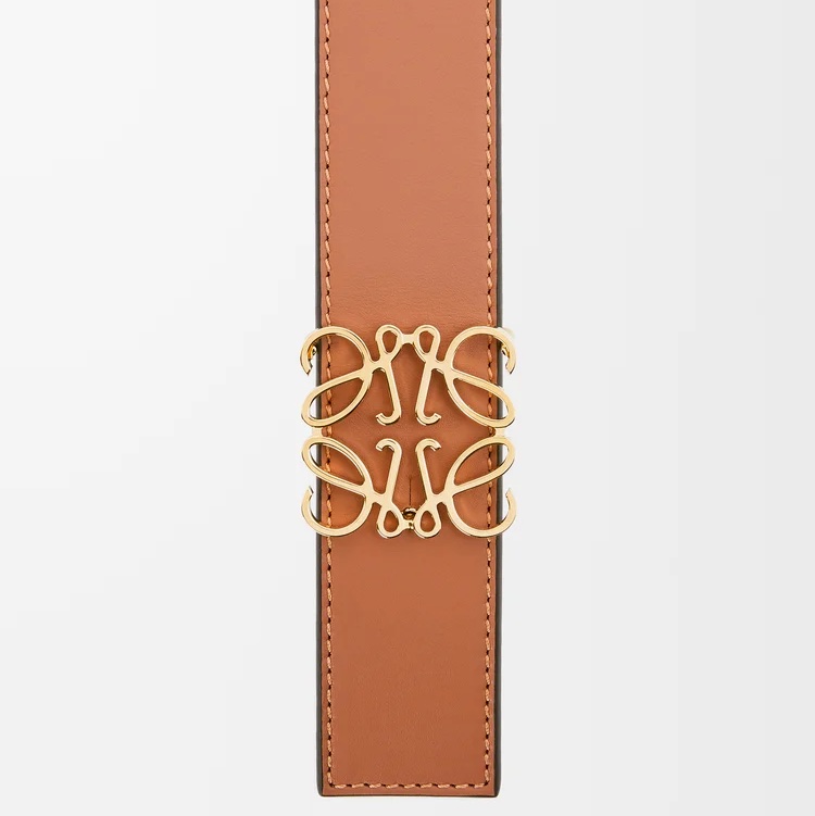 全新Loewe Reversible Anagram belt in smooth calfskin-3